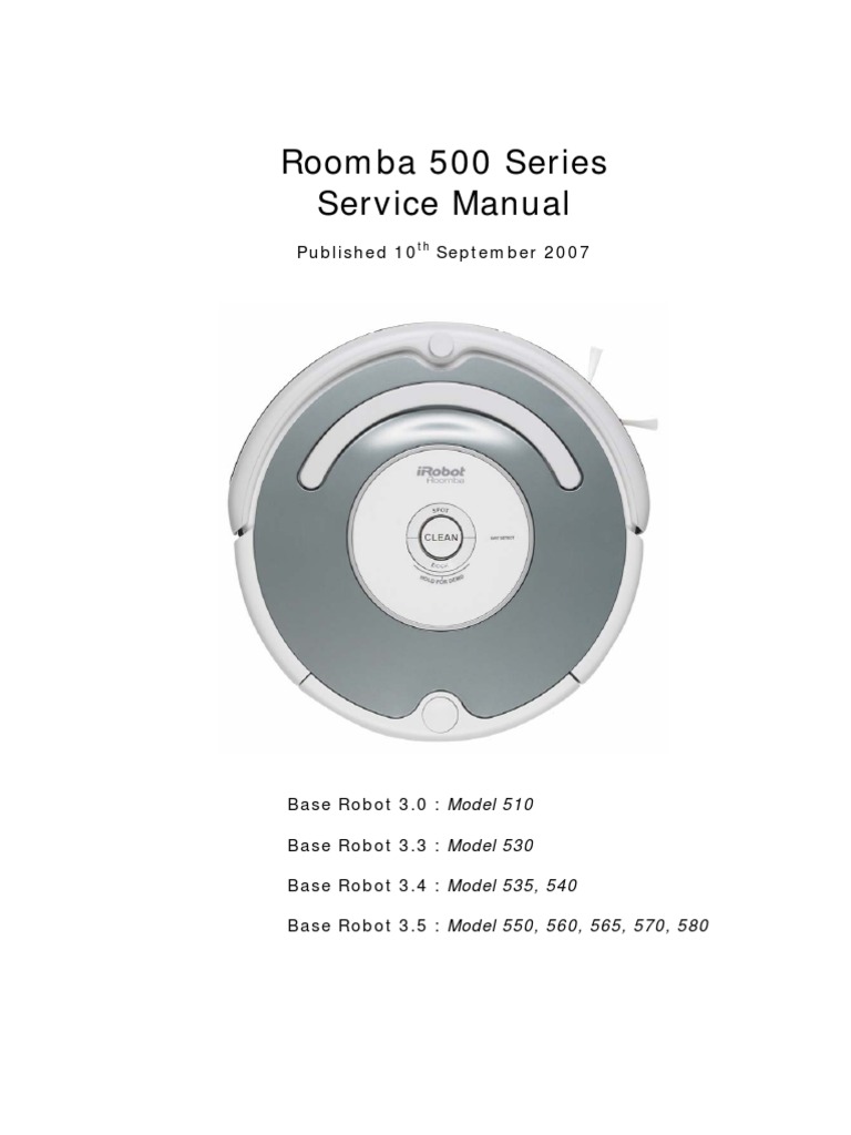Инструкция irobot roomba 560